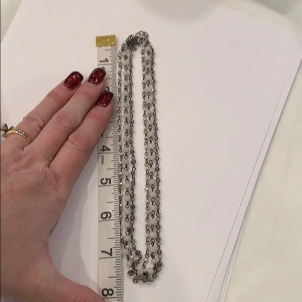 American eagle multi strand freshwater Pearl short